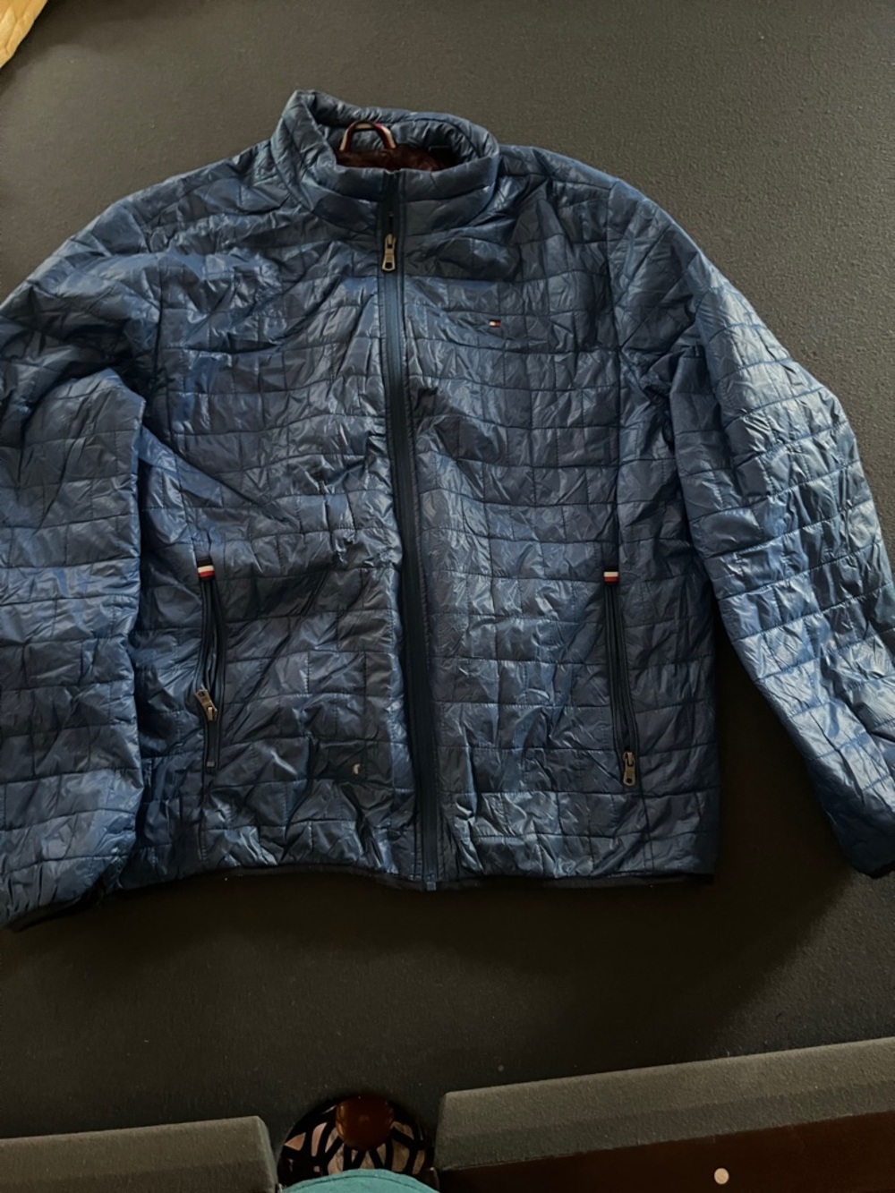 Tommy Hilfiger Men's Navy Quilted Packable Jacket